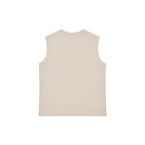25SS BASIC LOGO WOMAN SLEEVELESS DARK BEIGE
