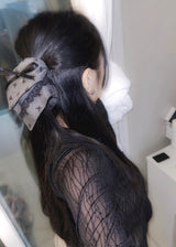 バレーコアリボンヘアアクセサリー - シュシュ B