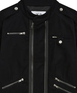 2 zip jacket (black)