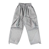 LMN Kerit Cargo Pocket Sweat Pants (Gray)
