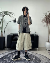 エティン半袖チェックシャツ