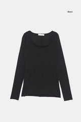 Petina wide-neck long sleeve