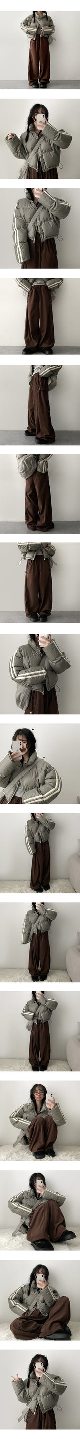 Dilla Corduroy Bijo Banding Wide Pants