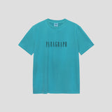 PARAGRAPH PIGMENT-DYED T SHIRT - BLUE GREEN