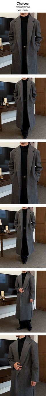 [F/W] ベーシックローブロングコート(2color)