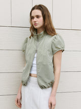 STRING HALF WIND JACKET KHAKI