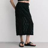 ローズスカート (black)