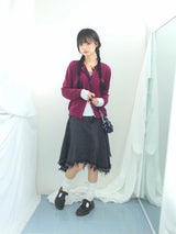 Vivid Hidden Burton Knit Cardigan