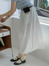 パンプキンバルーンポケットロングスカート