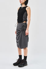 (W) Lili Shirring Skirt (2color)