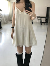 フロムサテンミニドレス (2 colors)
