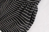 Stripe strap lace banding pants