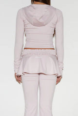Petite zip-up - pink