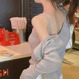 Fallin Sleeveless Cardigan Set