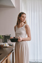 Round sleeveless (Grey)