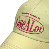 Circle logo ball cap - Pastel yellow