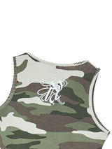 P.O.M BACK POINT SLEEVELESS (CAMO)
