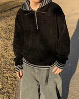 Labeni Striped Brushed Hoodie