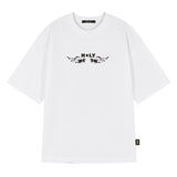 HOLY WING OVER FIT SHORT-SLEEVED T-SHIRT_WHITE