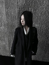 handmade long vest coat