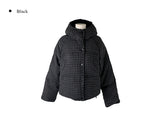 25FW★ [MADE] Odin Check Hood High Neck String Padding