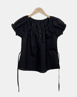 Yots Puff Short-Sleeve Blouse