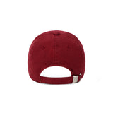 Varzar Logo Over Fit Chino Ball Cap wine