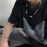 BYATTENTION オニキスミックスボールネックレス