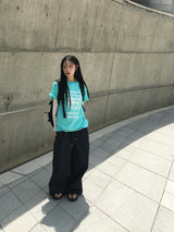 ピークニューヨークレタリング半袖Tシャツ (3c)