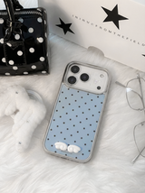 New Color ★ 3D Angel Wing Dot Silver MagSafe iPhone Bumper Case