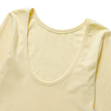 Back scoop t-shirt_lemon