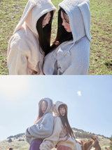 FLUFFY BUNNY JACKET (GRAY)