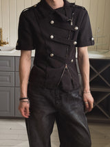 26SS★ [PLAN MADE] Blake Cutoff Napoleon Jacket
