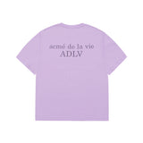 24FWベーシックロゴシーズン3ショートスリーブTシャツ ライトパープル