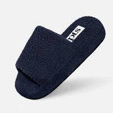 HODGEHOG TOWELING SLIDES_NAVY