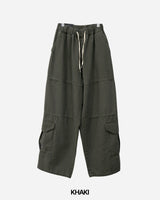 Low Cargo Balloon Pants