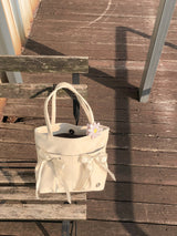 Mini easy ribbon bag_sand beige