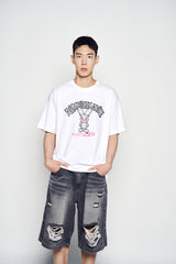 25SS ブラーエイリアンショートスリーブTシャツ ホワイト