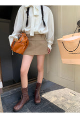 strap satin striped blouse