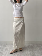 Boatneck Cotton Three Quarter T-shirt