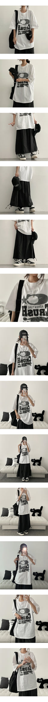 ファンキーオーバーフィット半袖Tシャツ