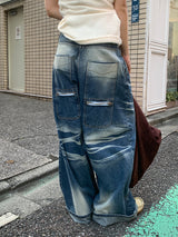BACK POCKET MAXI JEANS (2C)
