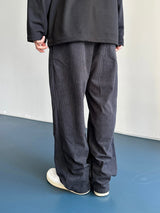 Twill Basic Golden Wide Pants 7C
