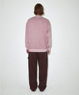 GRUNGE SLOGAN PIGMENT SWEATSHIRT