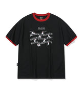26SS★ Cats Music Ringer Short Sleeve Tee