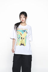 25SS リアルエイリアンファジーラビットショートスリーブTシャツ ホワイト