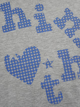 Checker Heart Overfit Sweatshirt