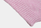 Glass Soft Worm Alpaca Over Round Knit