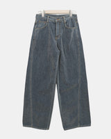 Bellan Velvet Curved Denim Pants