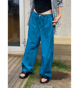 WIDE TUCK NYLON PANTS